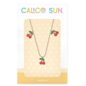 Calico Sun Gold Cherry Necklace